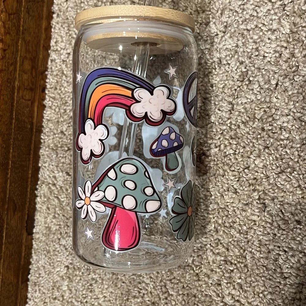 Soda can cup “Hippie” - Picture 2 of 5